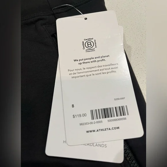 NEW Athleta Headlands Hybrid Cargo II Tight Leggings-8 - Picture 11 of 13